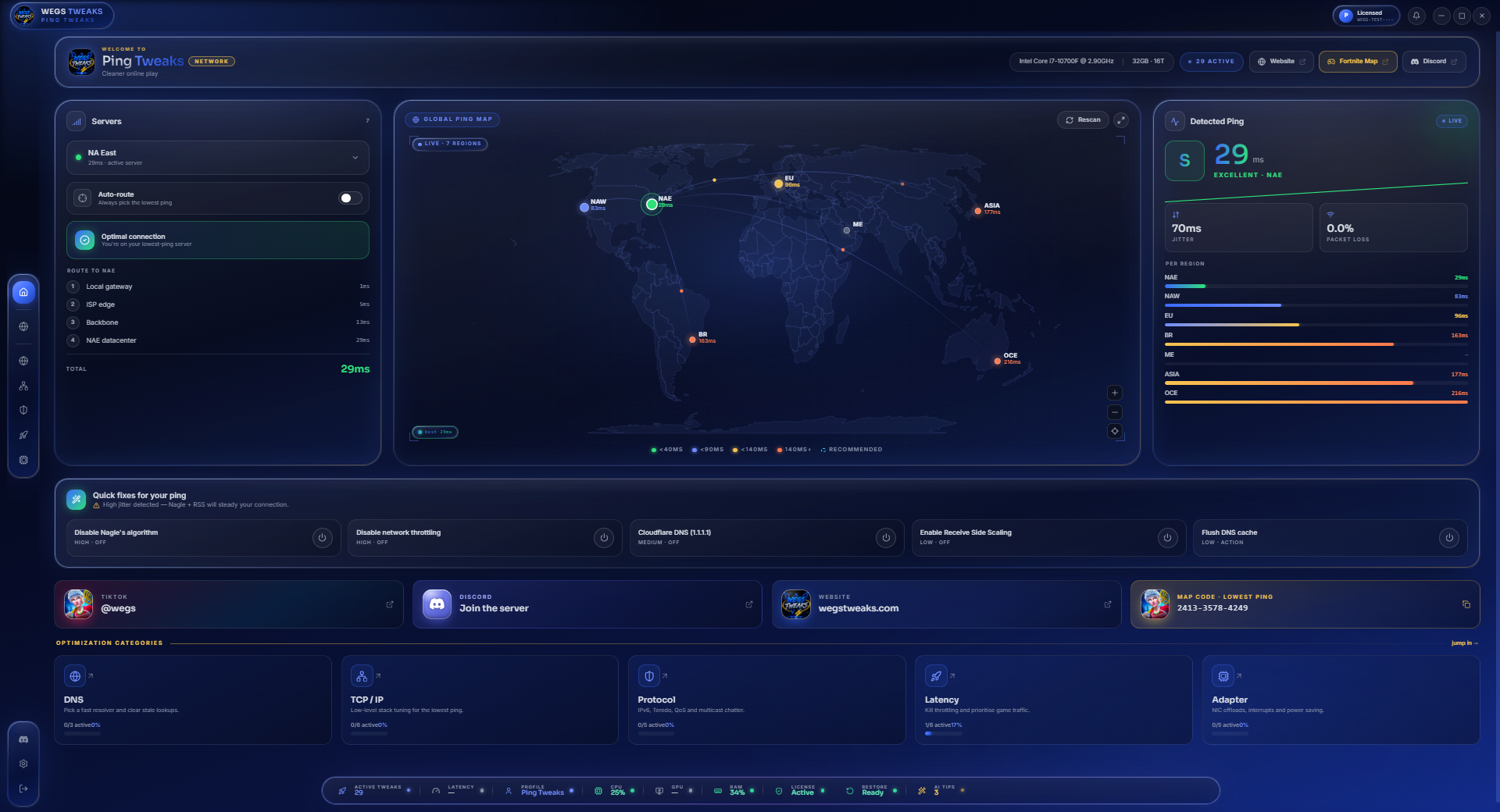 Wegs Ping Tweaks preview